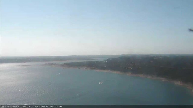 Lake Travis webcam, May 13, 2022 5:00 PM CT