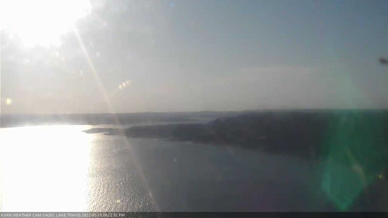 Lake Travis webcam, May 13, 2022 6:25 PM CT