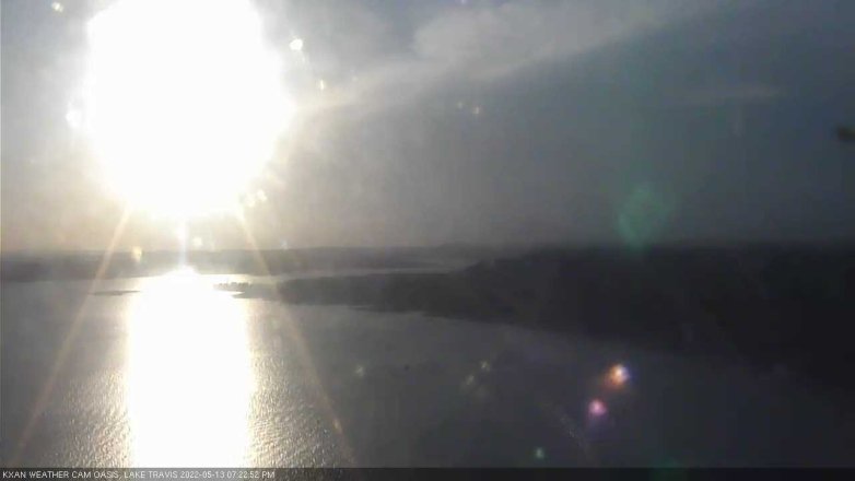 Lake Travis webcam, May 13, 2022 7:25 PM CT