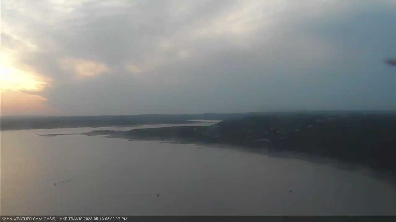 Lake Travis webcam, May 13, 2022 8:00 PM CT