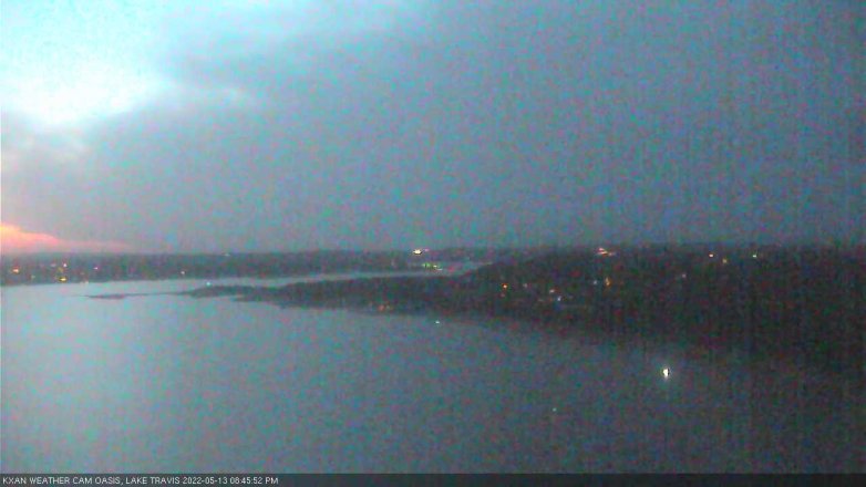 Lake Travis webcam, May 13, 2022 8:45 PM CT