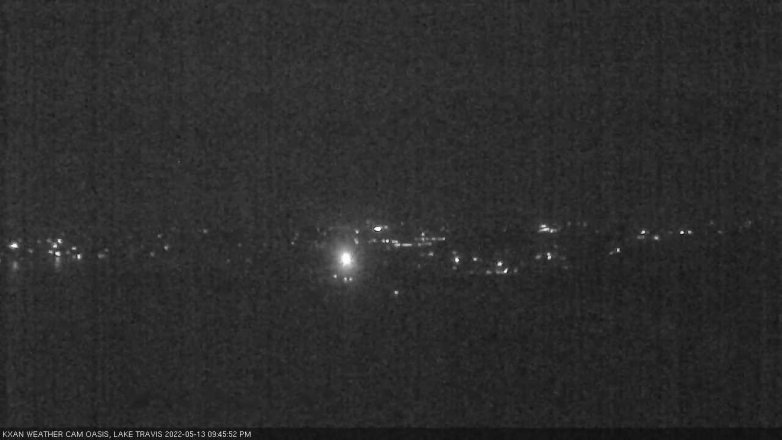 Lake Travis webcam, May 13, 2022 9:45 PM CT