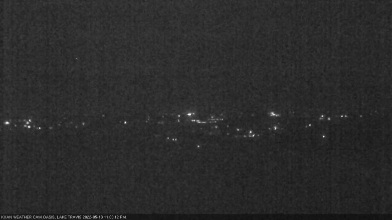 Lake Travis webcam, May 13, 2022 11:00 PM CT