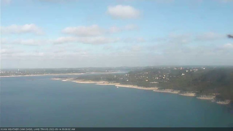 Lake Travis webcam, May 14, 2022 9:00 AM CT
