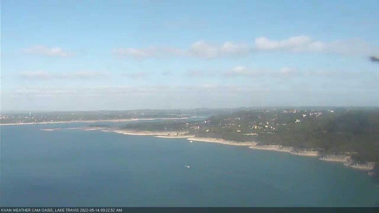 Lake Travis webcam, May 14, 2022 9:25 AM CT