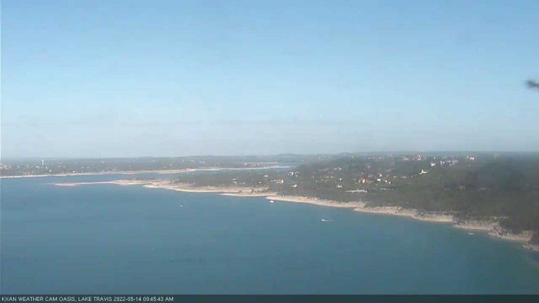 Lake Travis webcam, May 14, 2022 9:45 AM CT