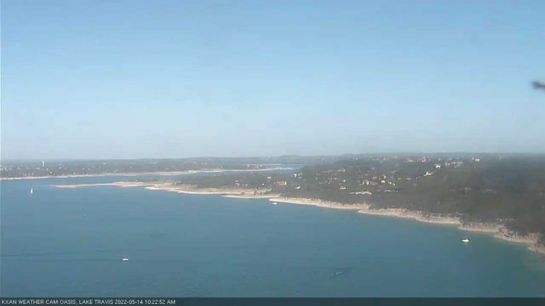 Lake Travis webcam, May 14, 2022 10:25 AM CT
