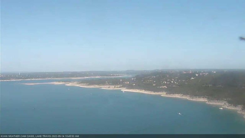 Lake Travis webcam, May 14, 2022 10:45 AM CT
