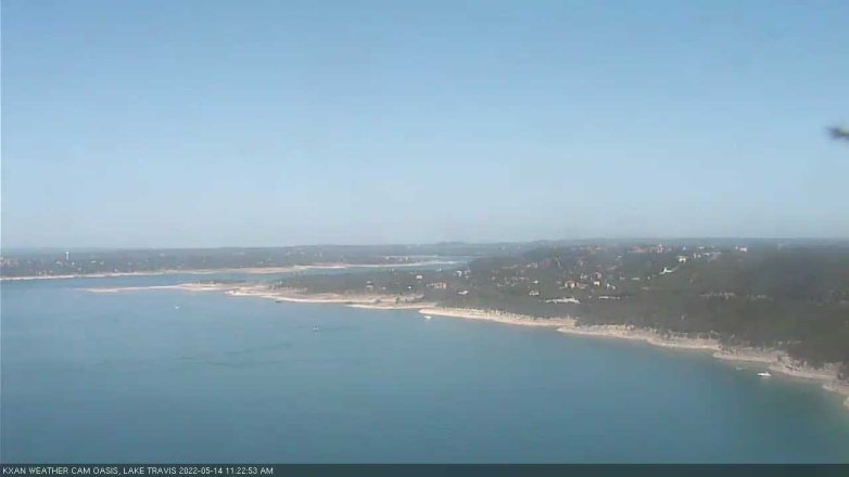 Lake Travis webcam, May 14, 2022 11:25 AM CT