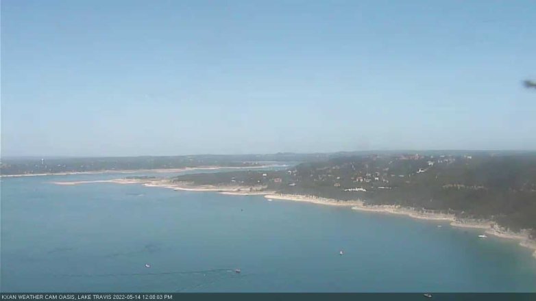 Lake Travis webcam, May 14, 2022 12:00 PM CT