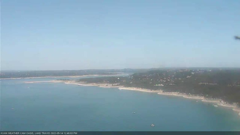 Lake Travis webcam, May 14, 2022 12:45 PM CT