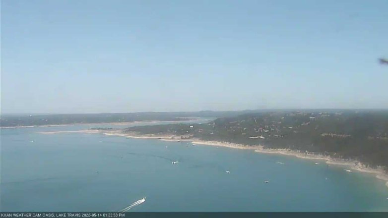 Lake Travis webcam, May 14, 2022 1:25 PM CT