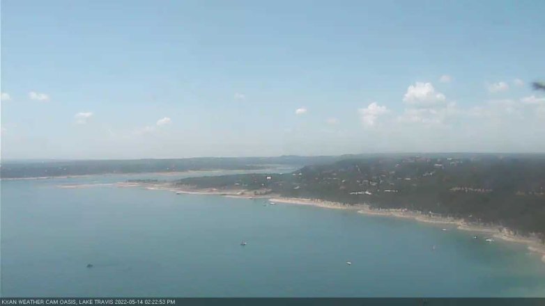 Lake Travis webcam, May 14, 2022 2:25 PM CT