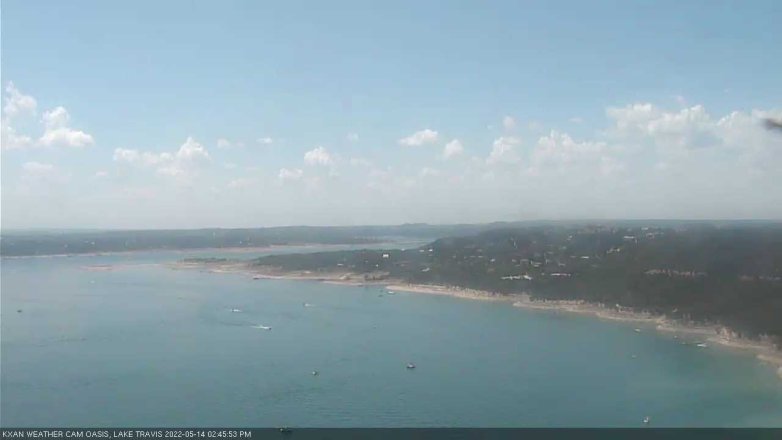 Lake Travis webcam, May 14, 2022 2:45 PM CT