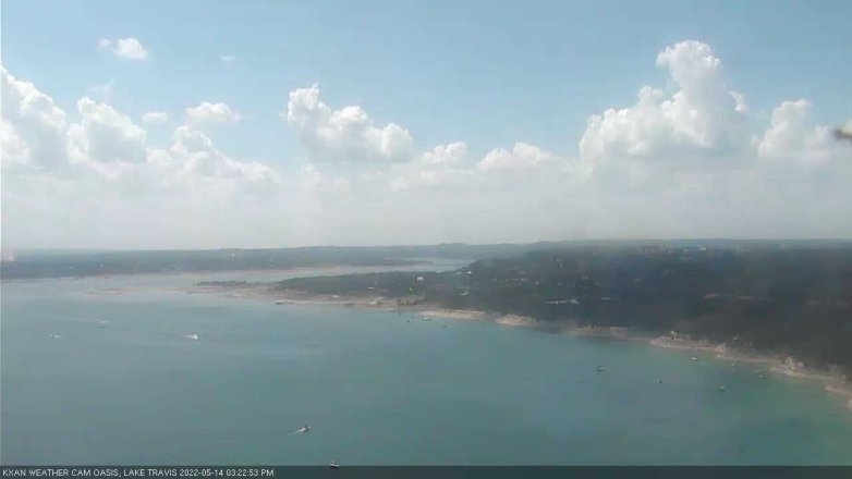Lake Travis webcam, May 14, 2022 3:25 PM CT