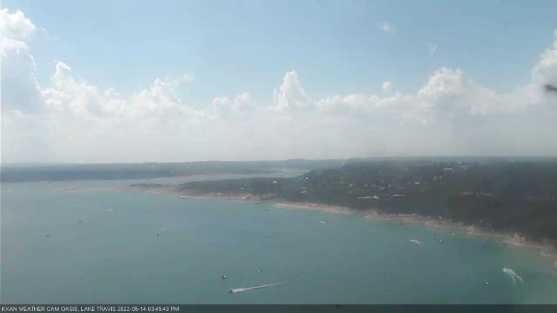 Lake Travis webcam, May 14, 2022 3:45 PM CT