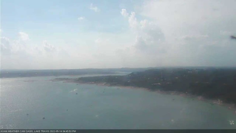 Lake Travis webcam, May 14, 2022 4:45 PM CT