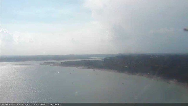 Lake Travis webcam, May 14, 2022 5:00 PM CT