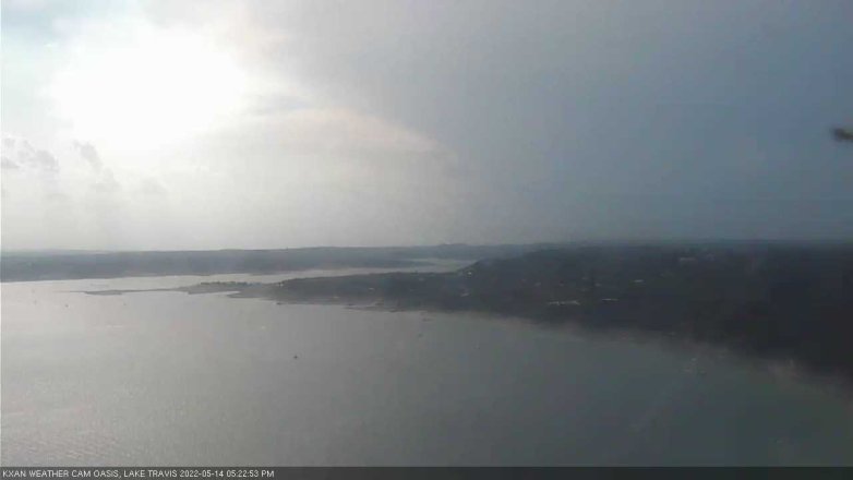 Lake Travis webcam, May 14, 2022 5:25 PM CT