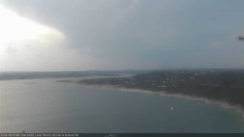 Lake Travis webcam, May 14, 2022 5:45 PM CT