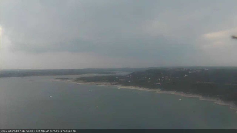 Lake Travis webcam, May 14, 2022 6:00 PM CT