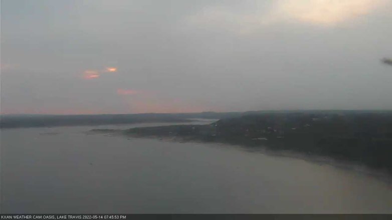 Lake Travis webcam, May 14, 2022 7:45 PM CT