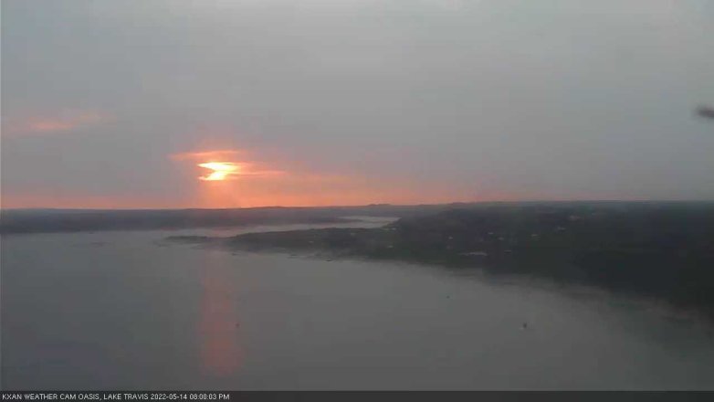 Lake Travis webcam, May 14, 2022 8:00 PM CT