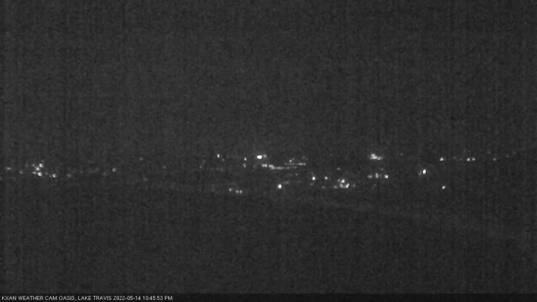 Lake Travis webcam, May 14, 2022 10:45 PM CT
