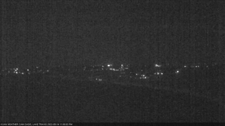 Lake Travis webcam, May 14, 2022 11:00 PM CT