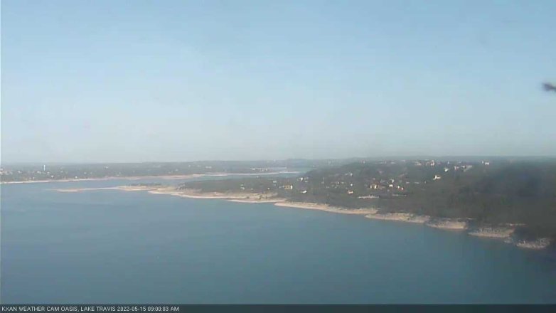 Lake Travis webcam, May 15, 2022 9:00 AM CT
