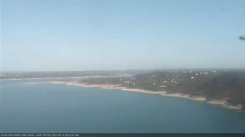 Lake Travis webcam, May 15, 2022 9:25 AM CT