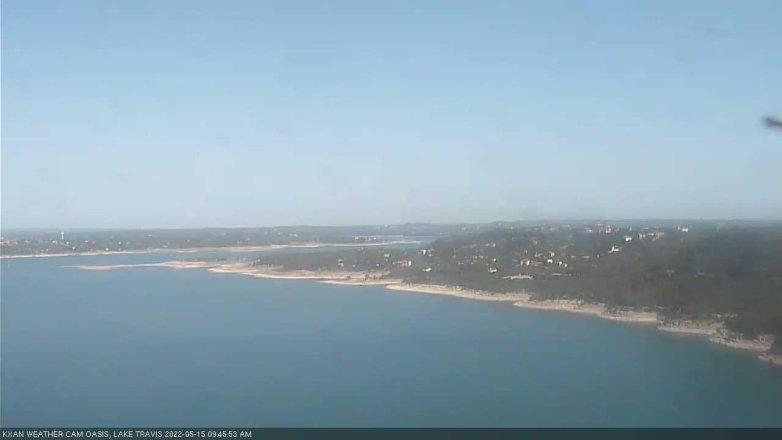Lake Travis webcam, May 15, 2022 9:45 AM CT
