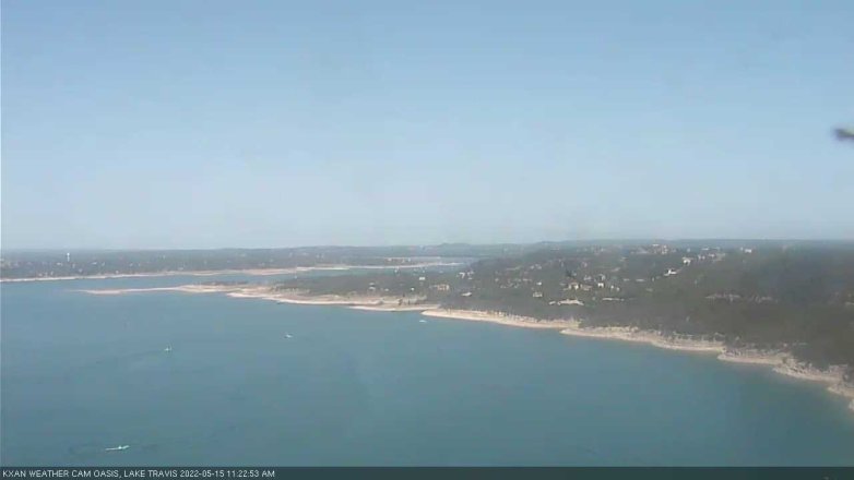 Lake Travis webcam, May 15, 2022 11:25 AM CT