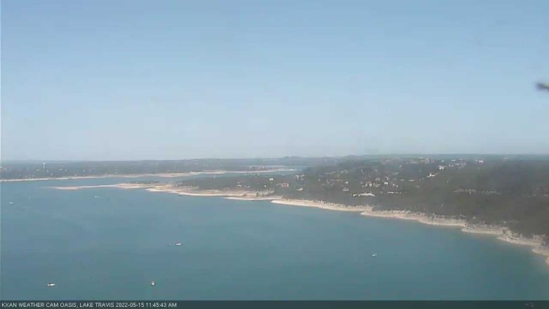 Lake Travis webcam, May 15, 2022 11:45 AM CT