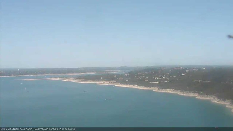 Lake Travis webcam, May 15, 2022 12:00 PM CT