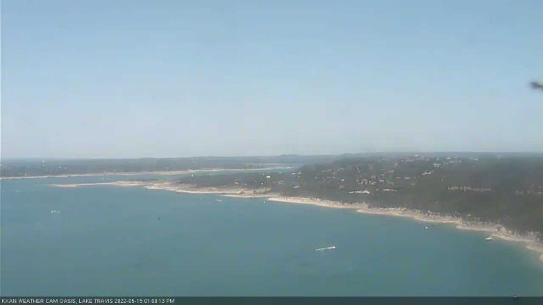 Lake Travis webcam, May 15, 2022 1:00 PM CT