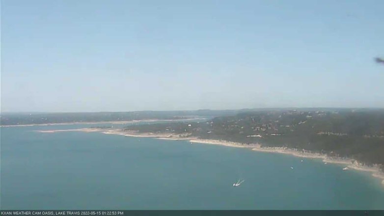 Lake Travis webcam, May 15, 2022 1:25 PM CT