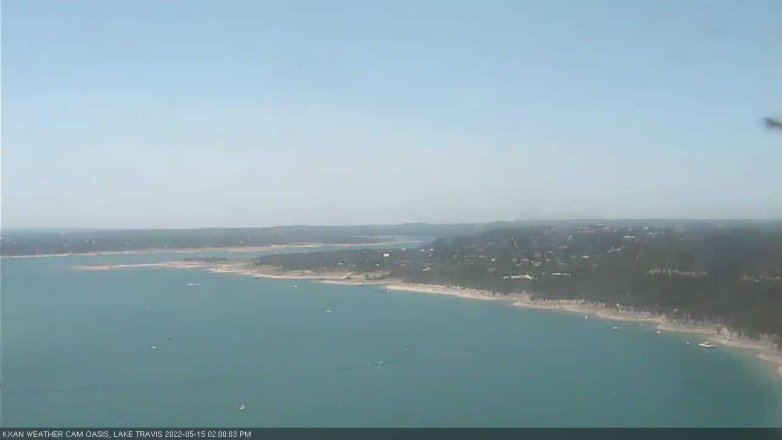 Lake Travis webcam, May 15, 2022 2:00 PM CT