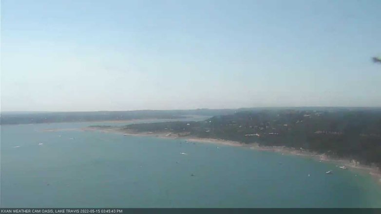 Lake Travis webcam, May 15, 2022 3:45 PM CT