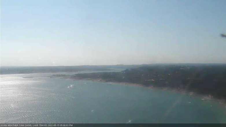 Lake Travis webcam, May 15, 2022 5:00 PM CT