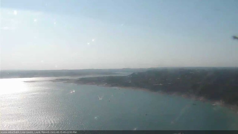 Lake Travis webcam, May 15, 2022 5:25 PM CT