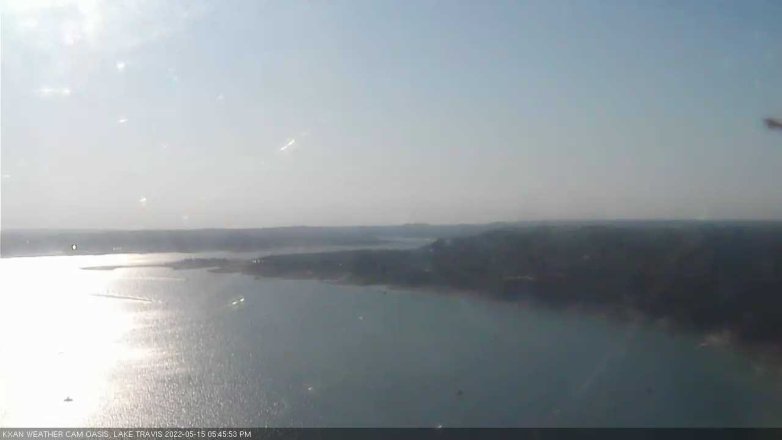 Lake Travis webcam, May 15, 2022 5:45 PM CT