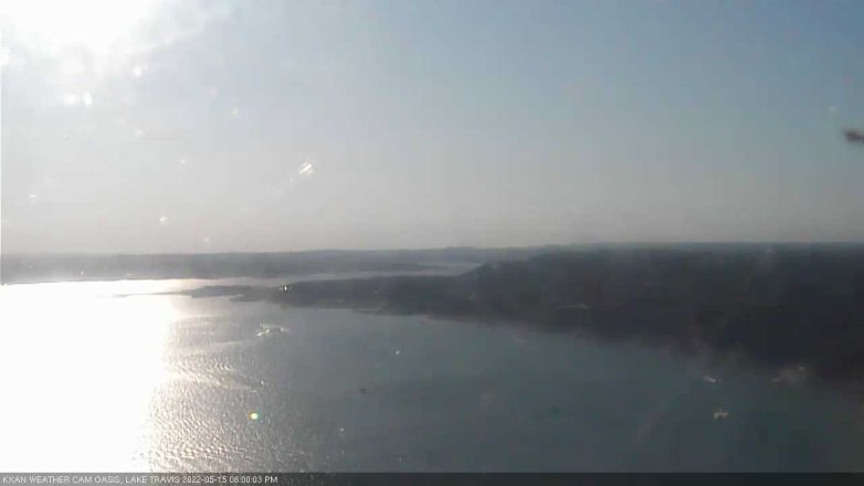 Lake Travis webcam, May 15, 2022 6:00 PM CT
