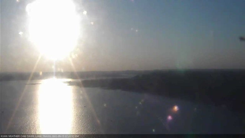 Lake Travis webcam, May 15, 2022 7:25 PM CT