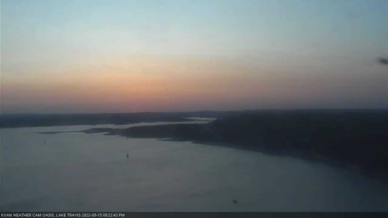 Lake Travis webcam, May 15, 2022 8:25 PM CT