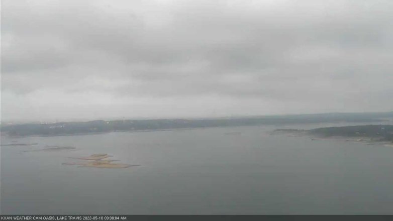 Lake Travis webcam, May 16, 2022 9:00 AM CT