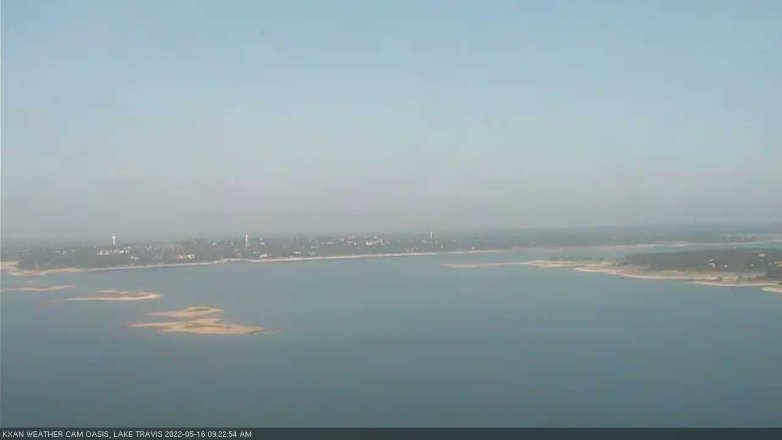 Lake Travis webcam, May 16, 2022 9:25 AM CT