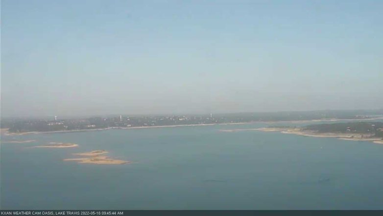 Lake Travis webcam, May 16, 2022 9:45 AM CT