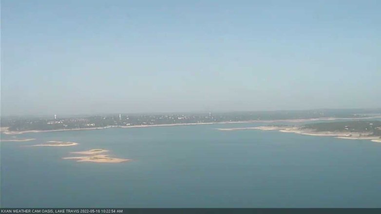 Lake Travis webcam, May 16, 2022 10:25 AM CT
