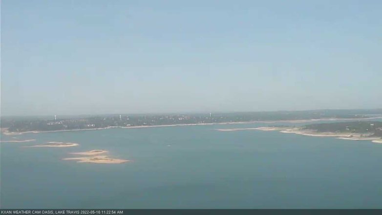 Lake Travis webcam, May 16, 2022 11:25 AM CT